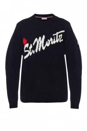Logo-patched sweater, zdjęcie 1 Logo-patched sweater od Moncler